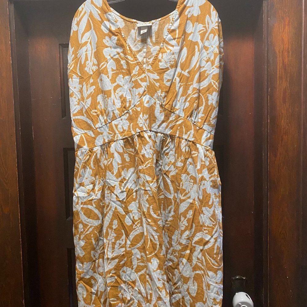 Ava and Viv Floral Dress 1X